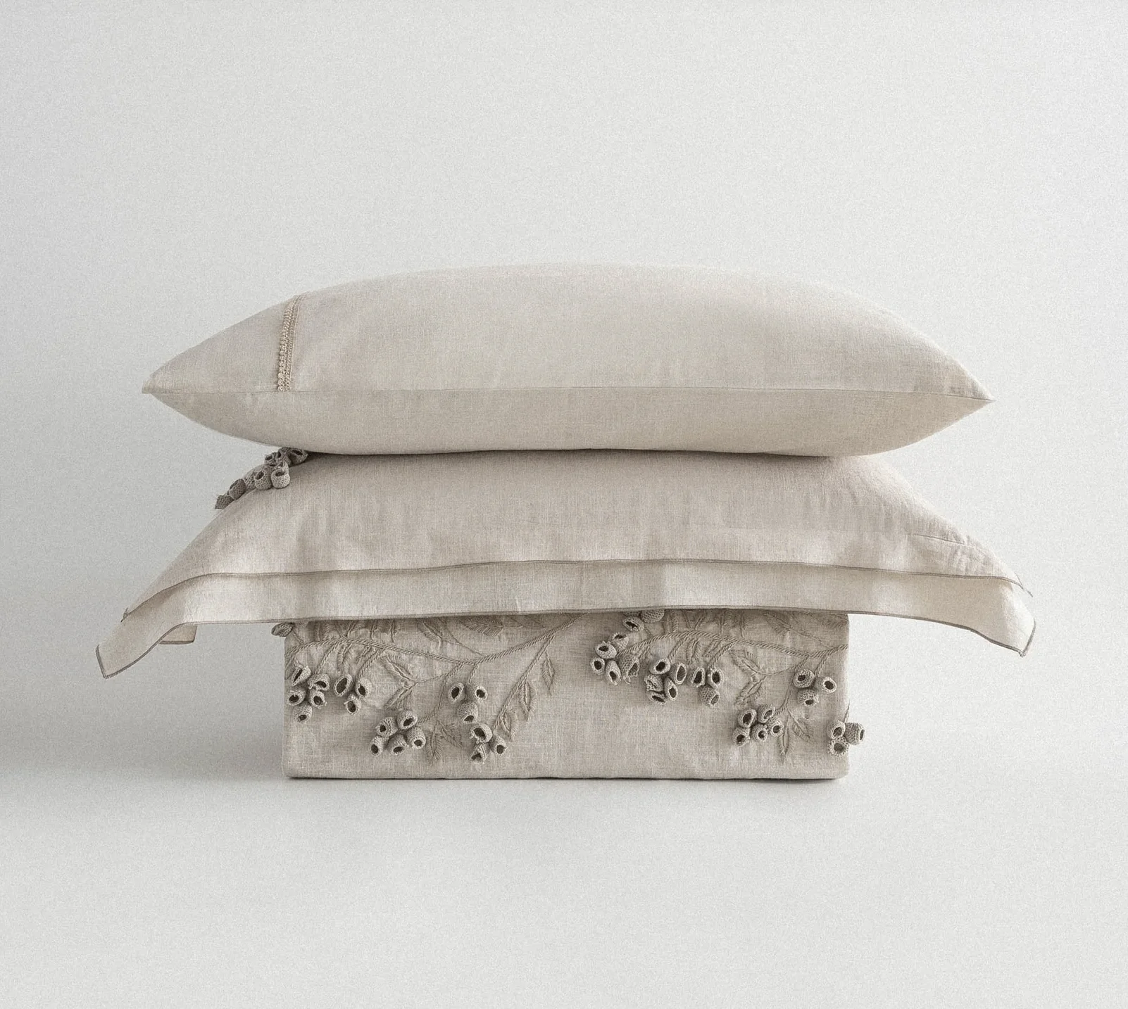 Ecocotton Masal Dekbedovertrekset van Biologisch Katoen & Linnen – Beige