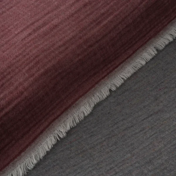 Ecocotton Muna Luxe Tweepersoons Bedsprei van Biologisch Katoen – Bordeaux/Antraciet