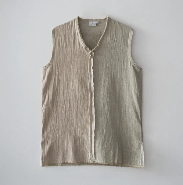 Ecocotton Melsa Herenpyjamaset met Short van Biologisch Katoen – Mousseline – Groen