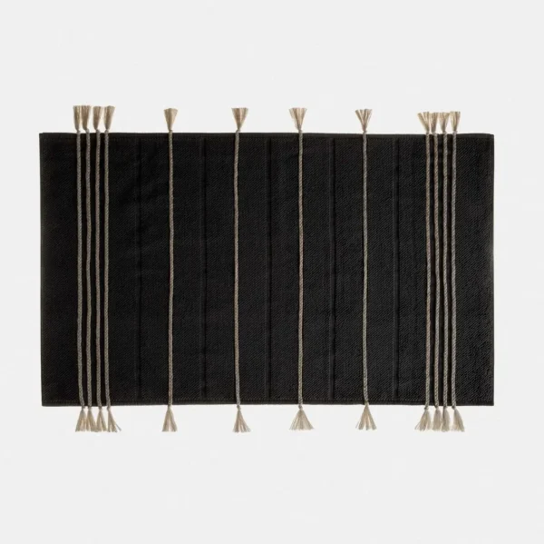 Ecocotton Karnella Badmat van Katoen – Antraciet 50x80cm