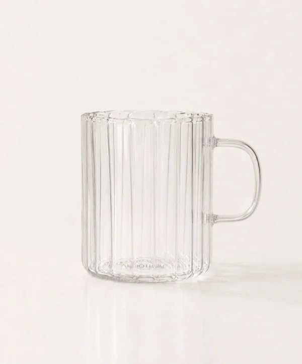 Riffle Cup Borosilicaatglas 350 ml - 4 Delig