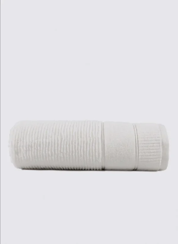 Green Black Eliza Badlaken 100% Katoen Air Twist Cream 80x150 Cm
