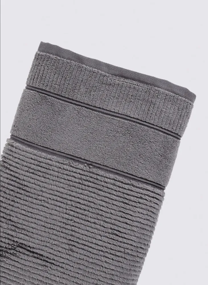 Green Black Eliza Badlaken 100% Katoen Air Twist Antraciet 80x150 Cm - Afbeelding 3