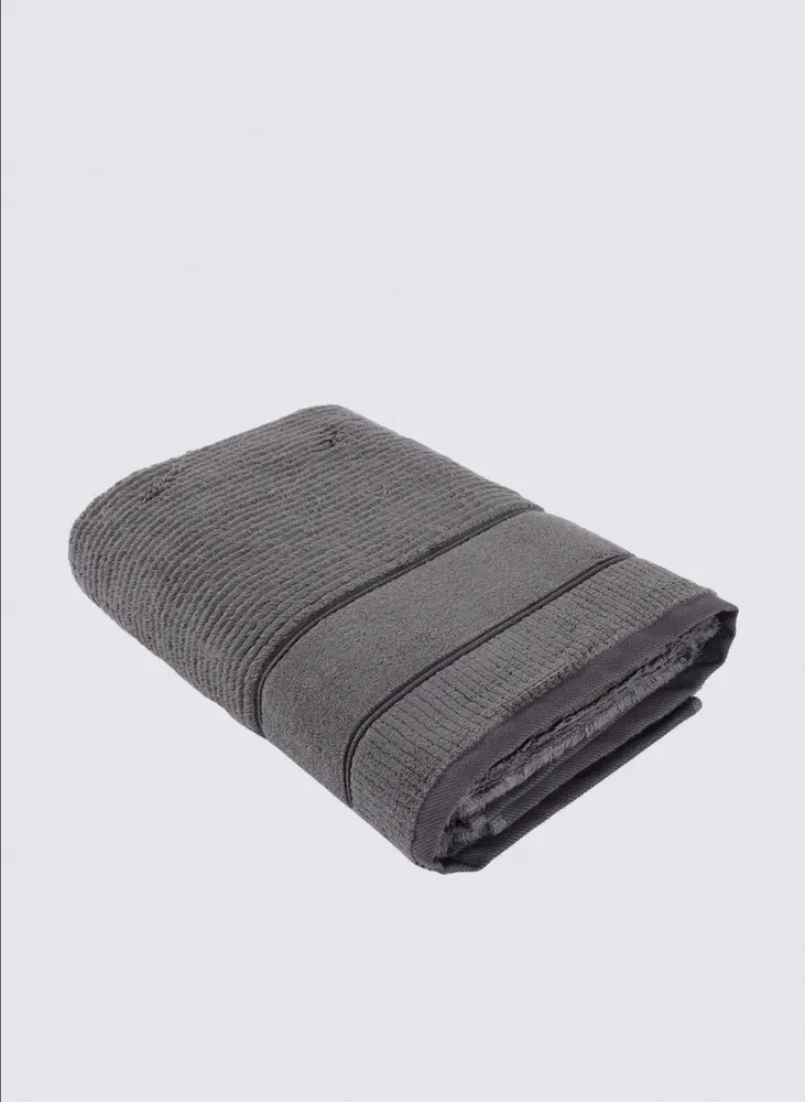 Green Black Eliza Badlaken 100% Katoen Air Twist Antraciet 80x150 Cm