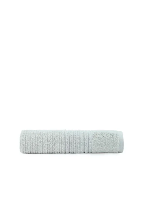 Green Black Arina Hand En Gezichtsdoek 100% Katoen Air Twist Grijs 50x90 Cm