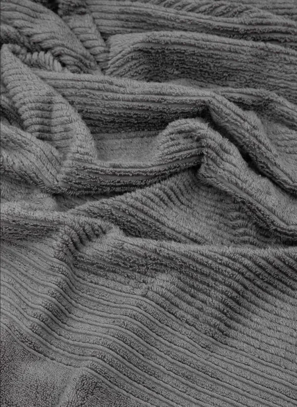 Green Black Arina Badlaken 100% Katoen Air Twist Antraciet 80x150 Cm