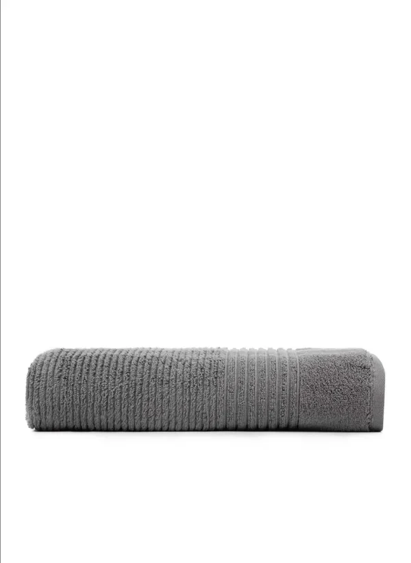 Green Black Arina Badlaken 100% Katoen Air Twist Antraciet 80x150 Cm
