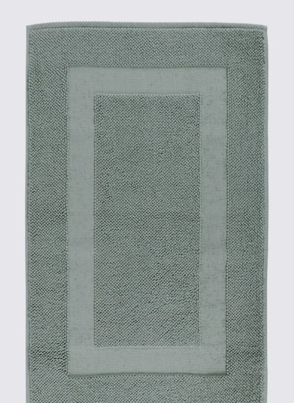 Ecocotton Kaia Badmat 100% Organisch Katoen Groen 50x80 Cm
