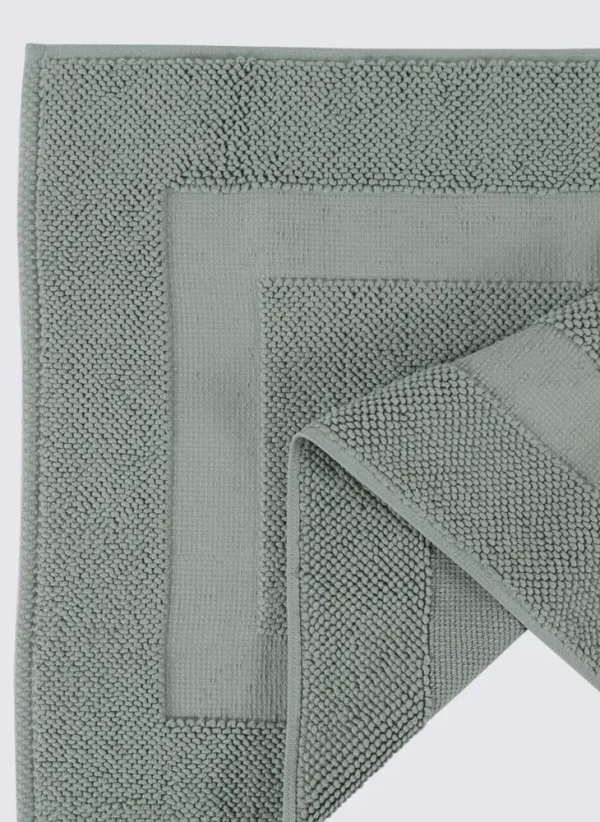 Ecocotton Kaia Badmat 100% Organisch Katoen Groen 50x80 Cm