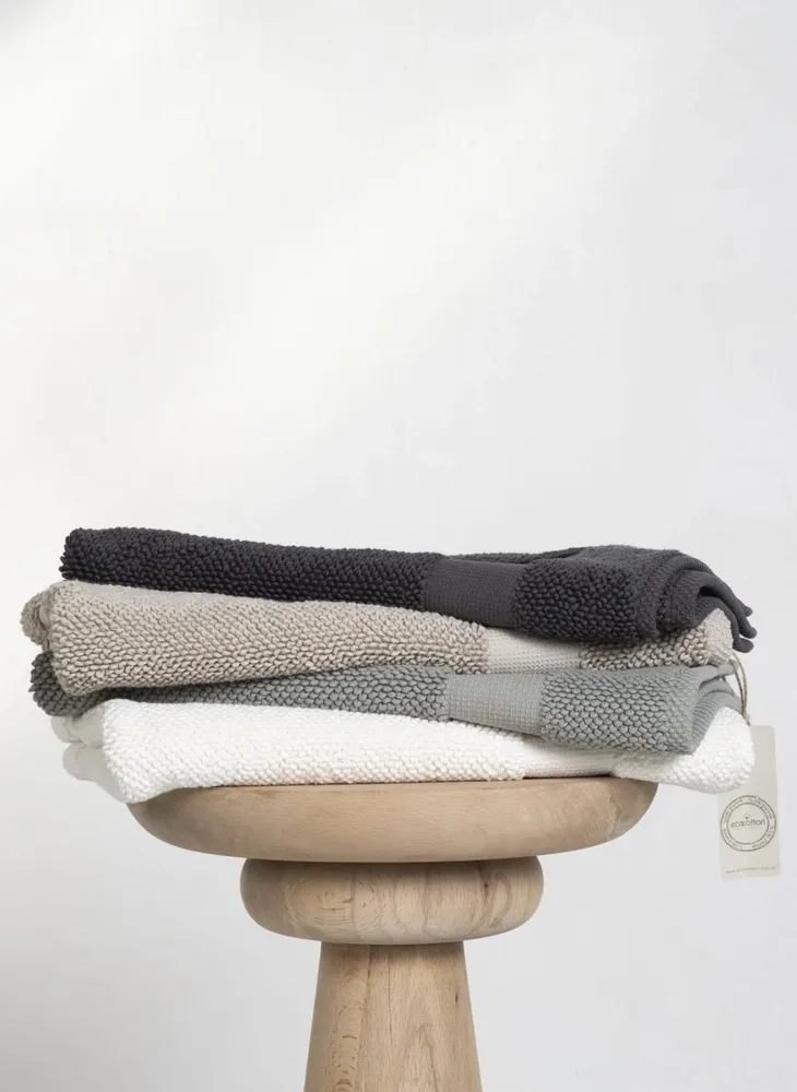 Ecocotton Kaia Badmat 100% Organisch Katoen Beige 50x80 Cm - Afbeelding 4