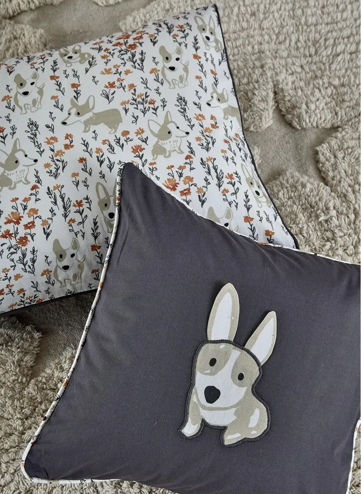 Ecocotton Dagi Baby Boy Dekbedovertrek Set 100% Organisch Katoen Bedrukt 100x150 Cm - Afbeelding 1
