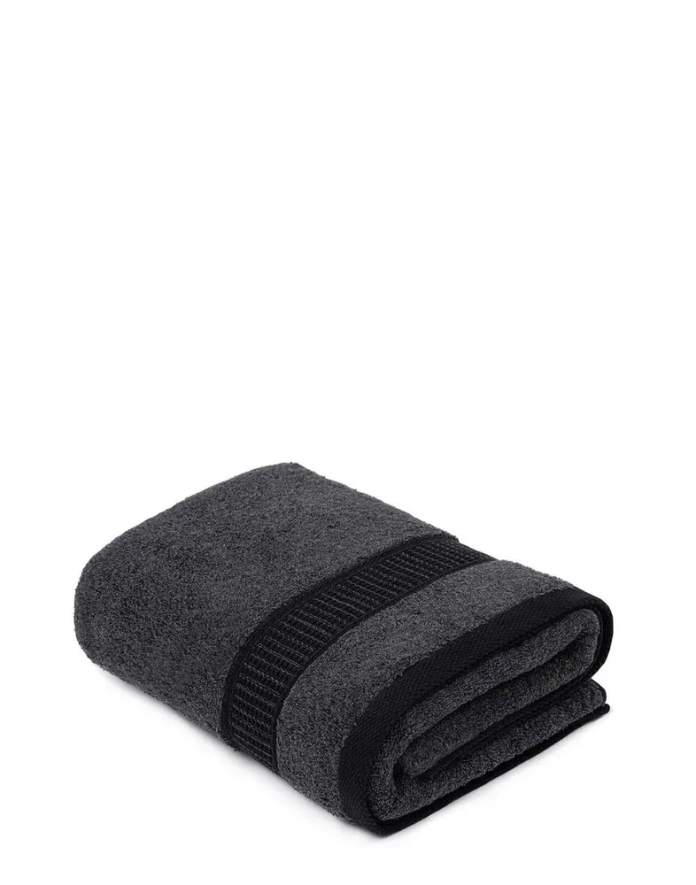 Ecocotton Naia Handdoek Antraciet 50x90 Cm - Afbeelding 3