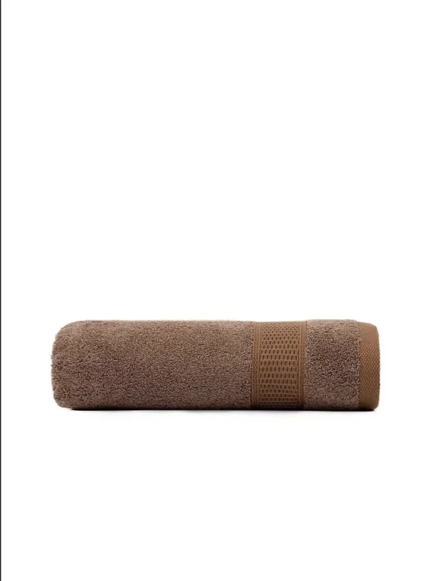 Ecocotton Naia Handdoek Bruin 50x90 Cm