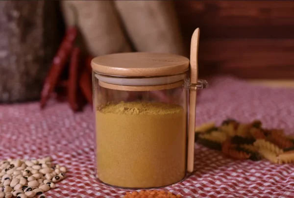 Bambum Lolla Glazen Voorraadpot met Lepel 500 ml