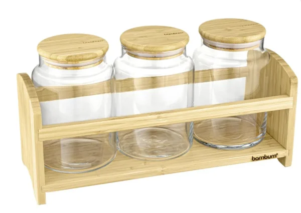 Bambum Bench 4 delige kruidenrek set klein