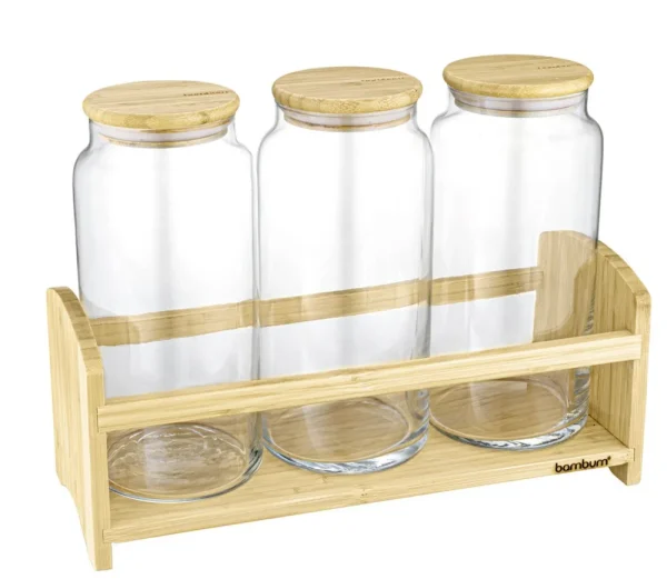 Bambum Bench 4 delige kruidenrek set groot
