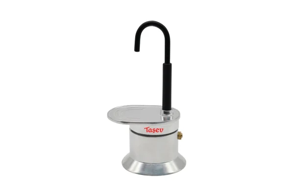 Bologna Onwandige Moka pot Zilver 50CC