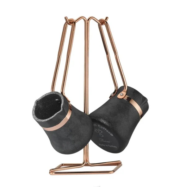 Brioni Royal Stone 3 Delig Koffiepot Set Antraciet Koper