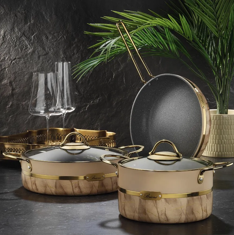 Brioni Selection Plus+ 22 CM diepe pot Beige - Afbeelding 1
