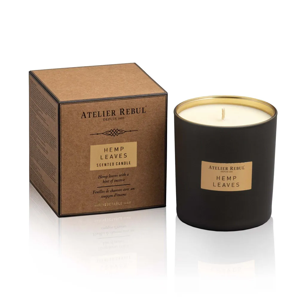 Atelier Rebul Hemp Leaves Geurkaars 210g