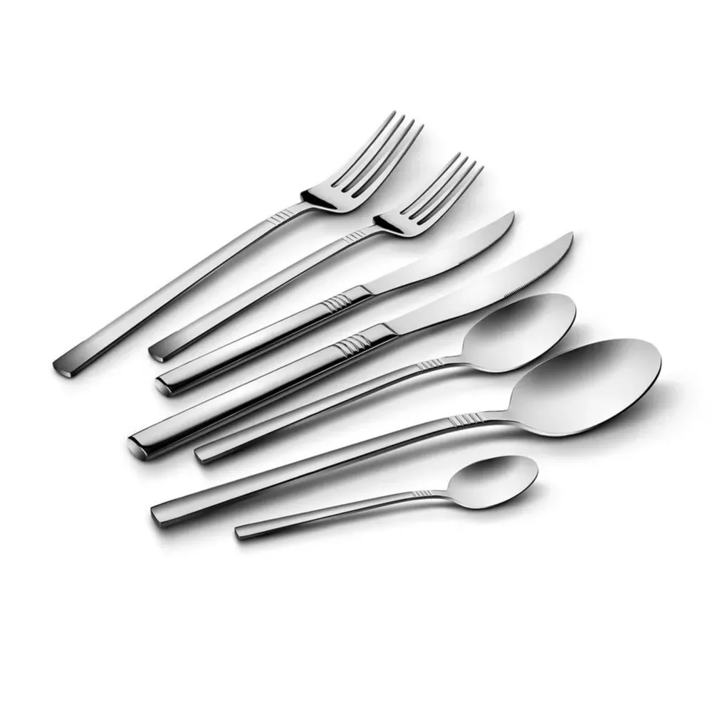 Karaca Nil Elegance 316+ Stalen Bestekset 84 Delig Voor 12 Personen - Afbeelding 3