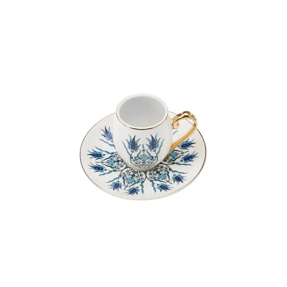 Karaca Iznik Koffiekopjes Set Voor 6 Personen - Afbeelding 5