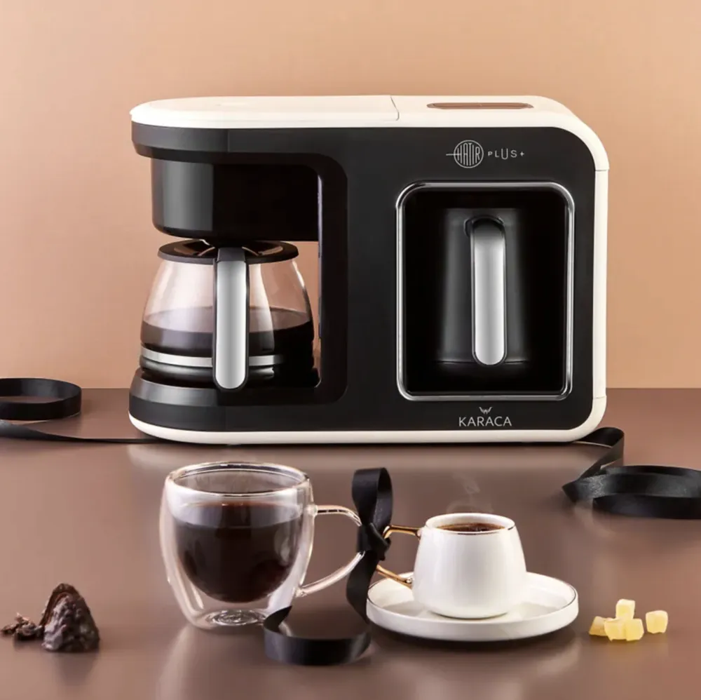 Karaca Saturn Koffie Kopjes Set voor 6 Personen 90 ml Goud - Afbeelding 5