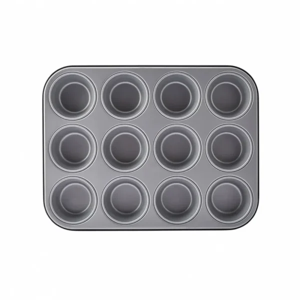 Karaca Zilveren Elegance 12 Muffin Cake Vorm 35 cm