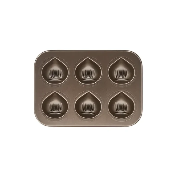 Karaca Hazelnoot 6 Delige Hazelnoot Muffin Cake Vorm