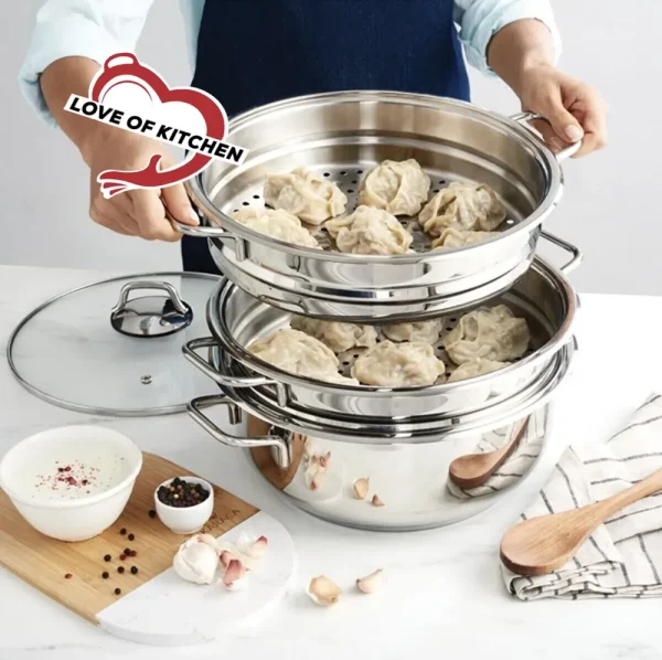Karaca Love of Kitchen 2 Lagige Stoomsauspan