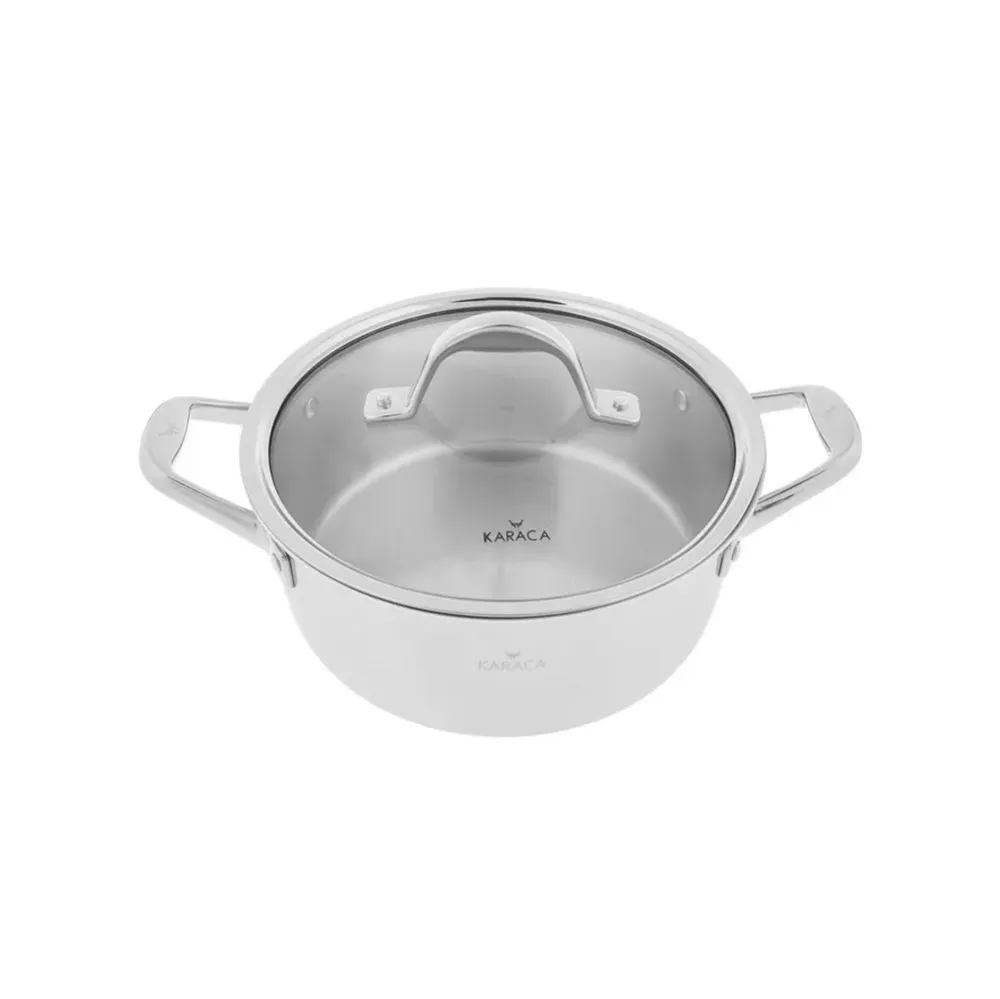 Karaca Power Steel 3 Ply 24 Cm Stalen Kookpot 4,6 Lt - Afbeelding 3
