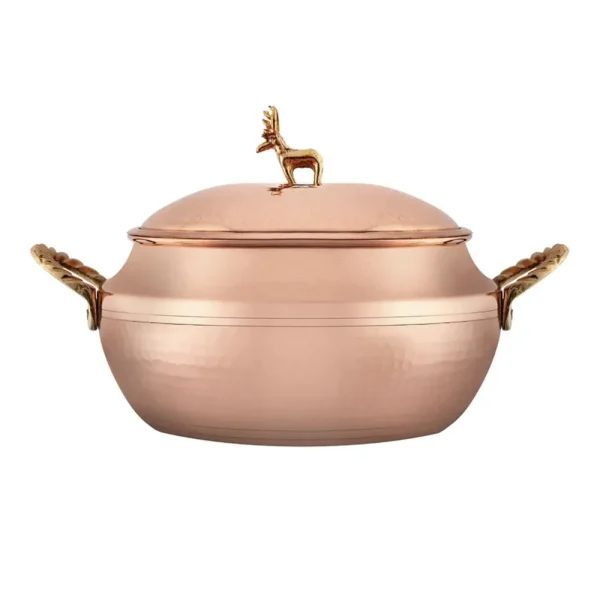 Karaca Alacahoyuk Koperen Kookpot 20 cm