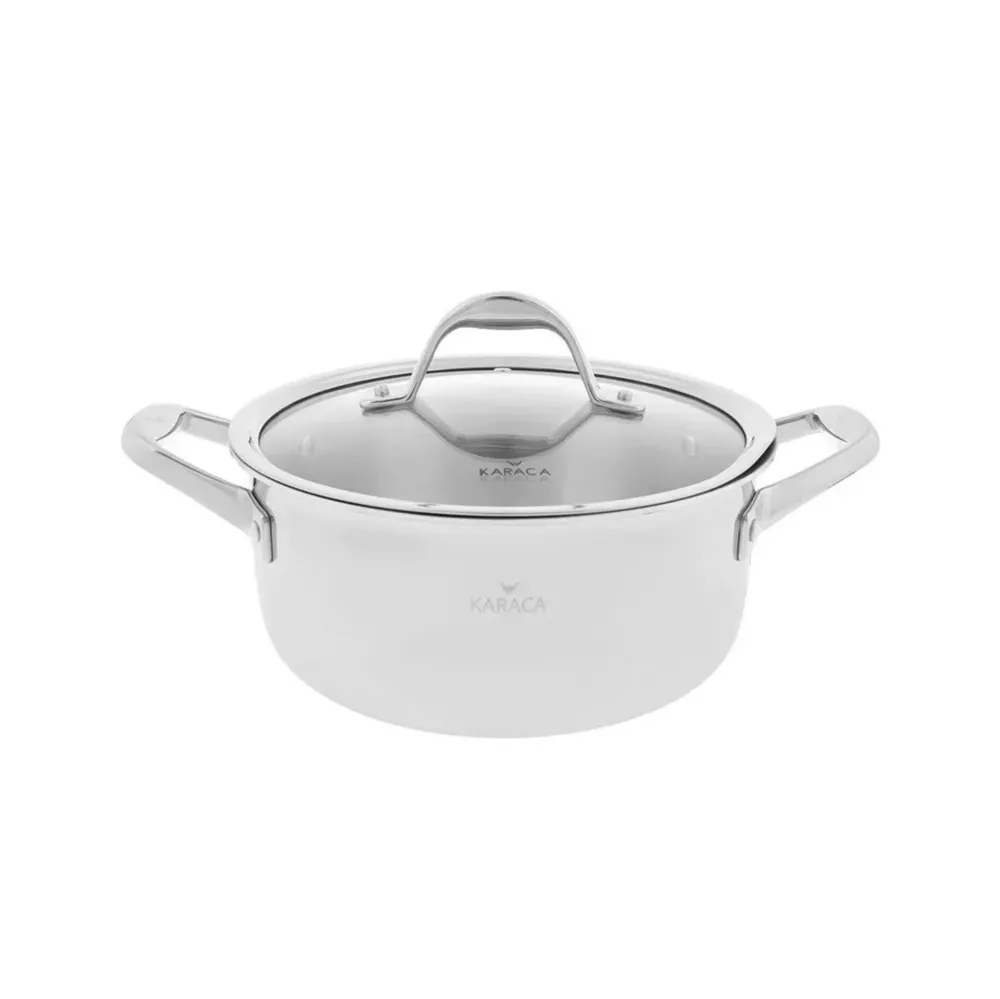Karaca Power Steel 3 Ply 24 Cm Stalen Kookpot 4,6 Lt - Afbeelding 2