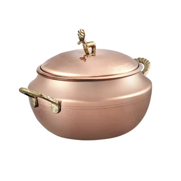Karaca Alacahoyuk Koperen Kookpot 20 cm