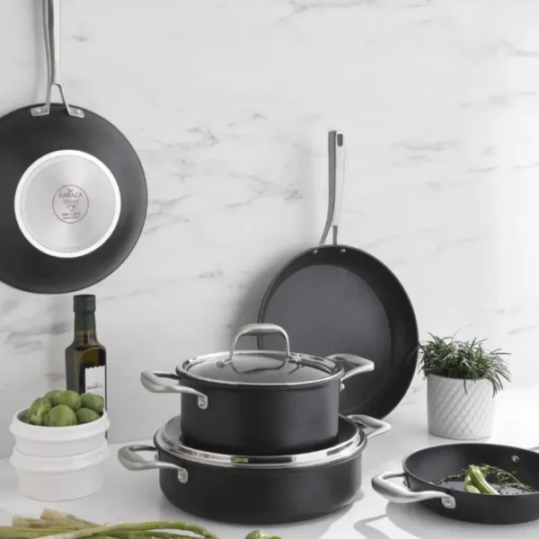 Karaca Bio Diamond Pro 7 Delige Set Met Inductie Basis