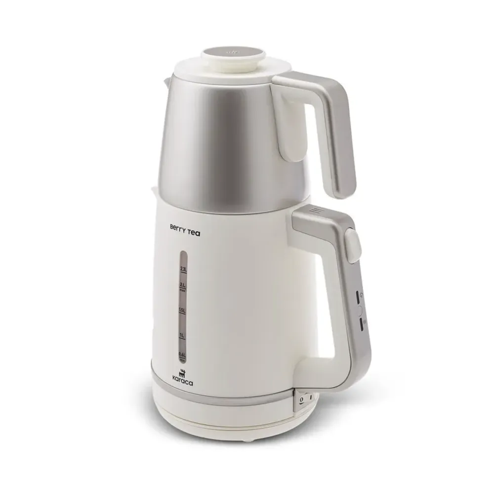 Karaca Berry Tea XL 2in1 Theezetter en Waterkoker Mulberry