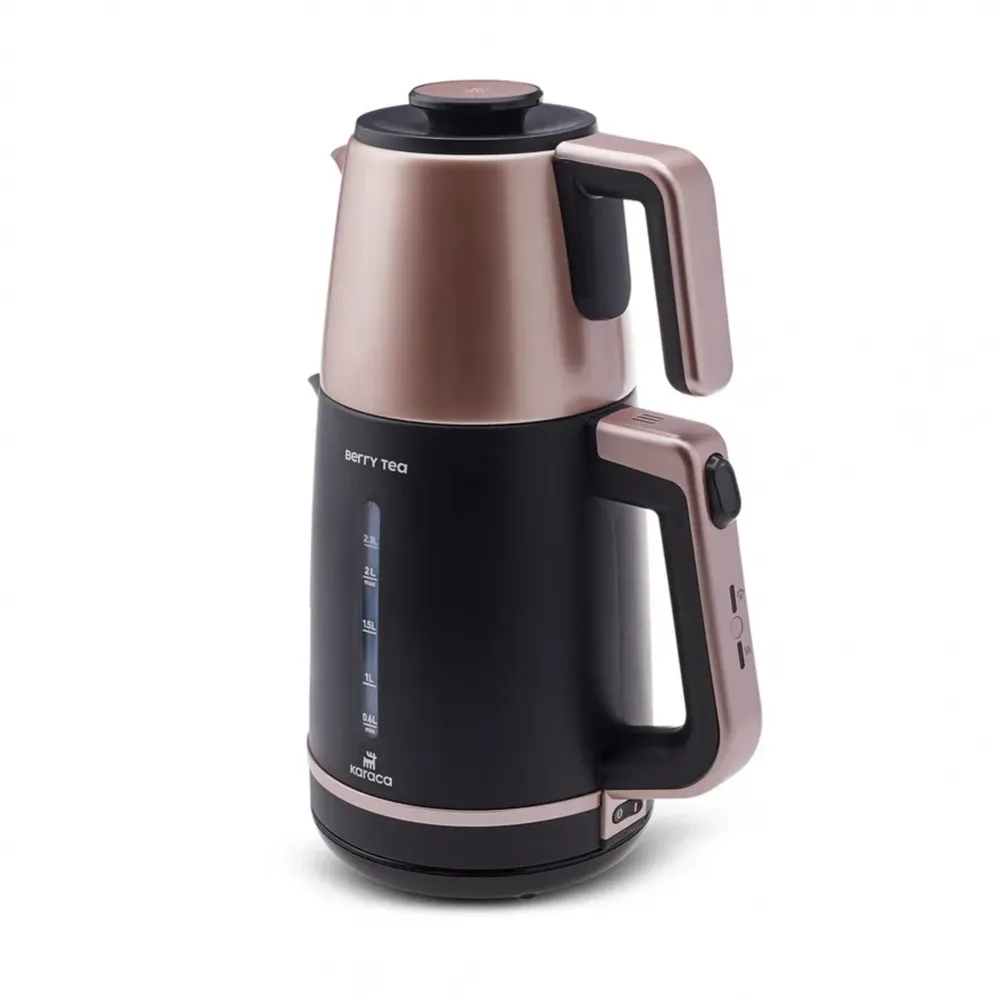 Karaca Berry Tea XL 2in1 Theezetter En Waterkoker Roseberry