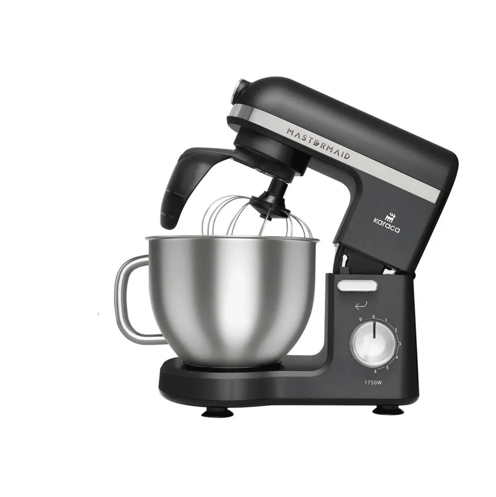 Karaca Mastermaid Chef Pro Dubbelarmige Mixer 1750 W Glanzend Zwart