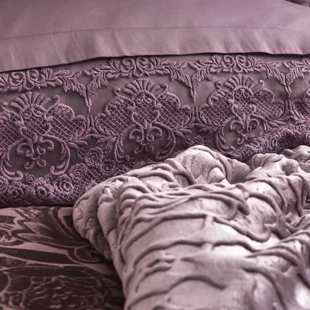 Karaca Home Valeria Best Paars Dry 8 Delige Huwelijks Set - Afbeelding 2