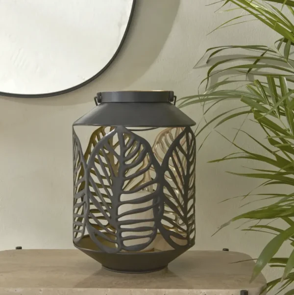 Karaca Home Timber Kandelaar 18 x 18 x 26 cm Zwart