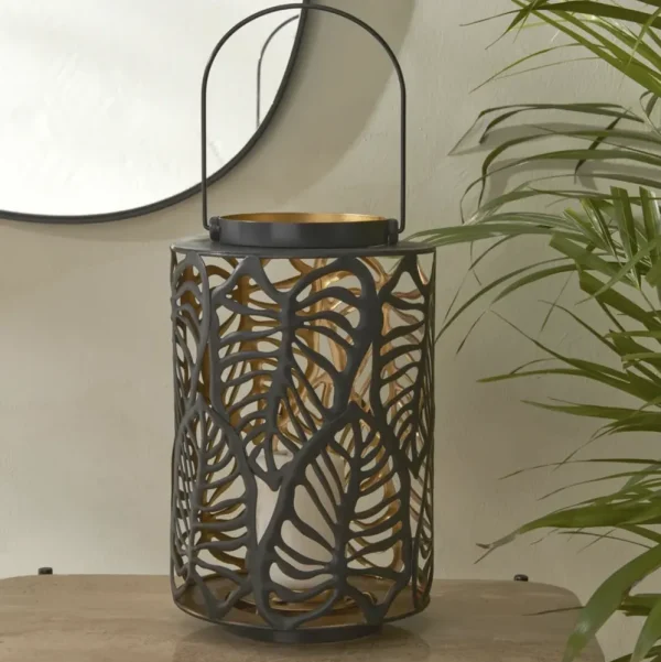 Karaca Home Timber Kandelaar 16 x 16 x 27 cm Zwart