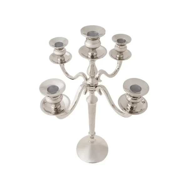 Karaca Victoria 5 Armige kandelaar 45x29,7cm Zilver