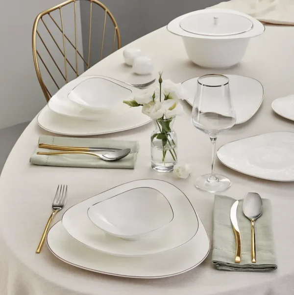 Karaca Fine Pearl Extra Jules 62 - Delig 12 Persoons Dinerset