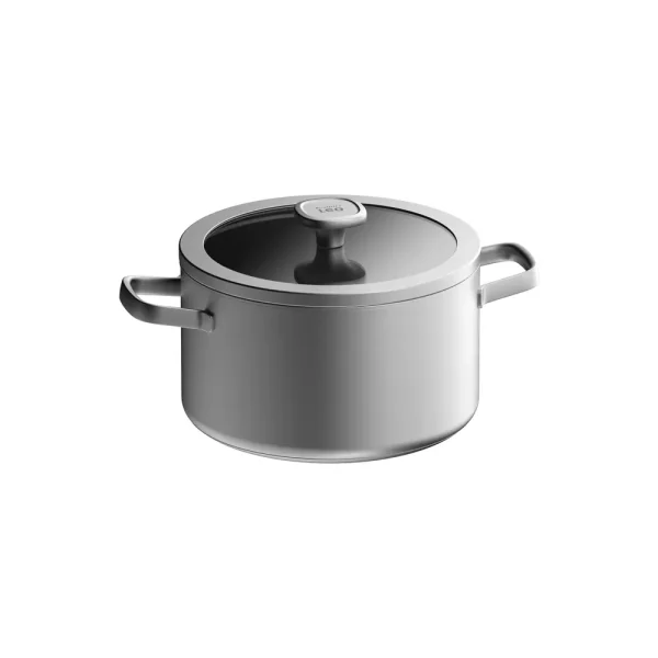 Berghoff LEO RECYCLED R RVS Kookpot Met Deksel 24cm Graphite