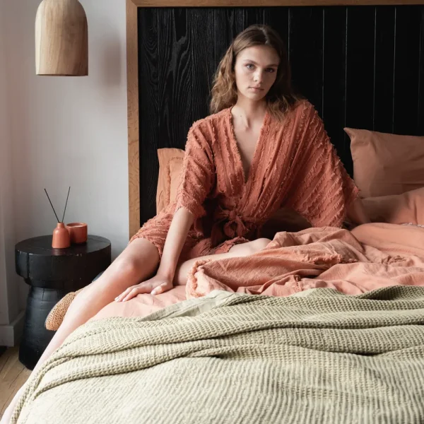 Buldans Bohem Bedsprei 180x240 cm Tijm Groen