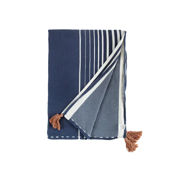 Buldans Hazal Bedsprei 240x260 cm Marine Blauw
