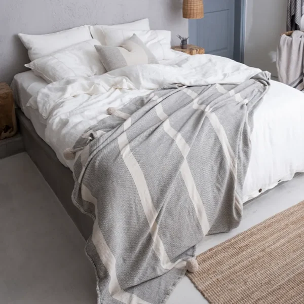 Buldans Korfu Bedsprei 220x240 cm Zwart