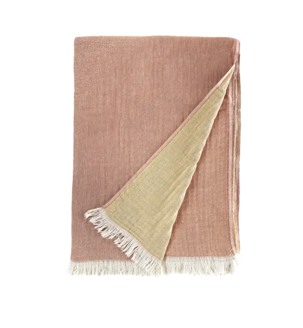 Buldans Aurora Throw 160x240 cm Rustiek Bordeaux