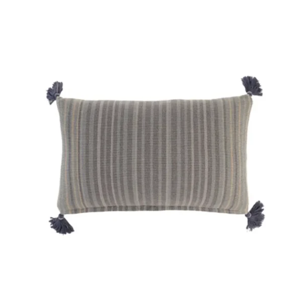 Buldans Palermo Kussen 35x55 cm Beige/Loodblauw