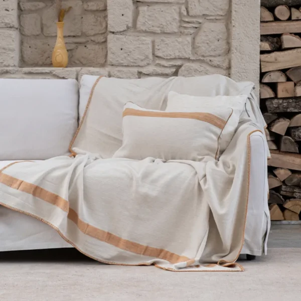 Buldans Pirene Kussen 40x60 cm Saffraan